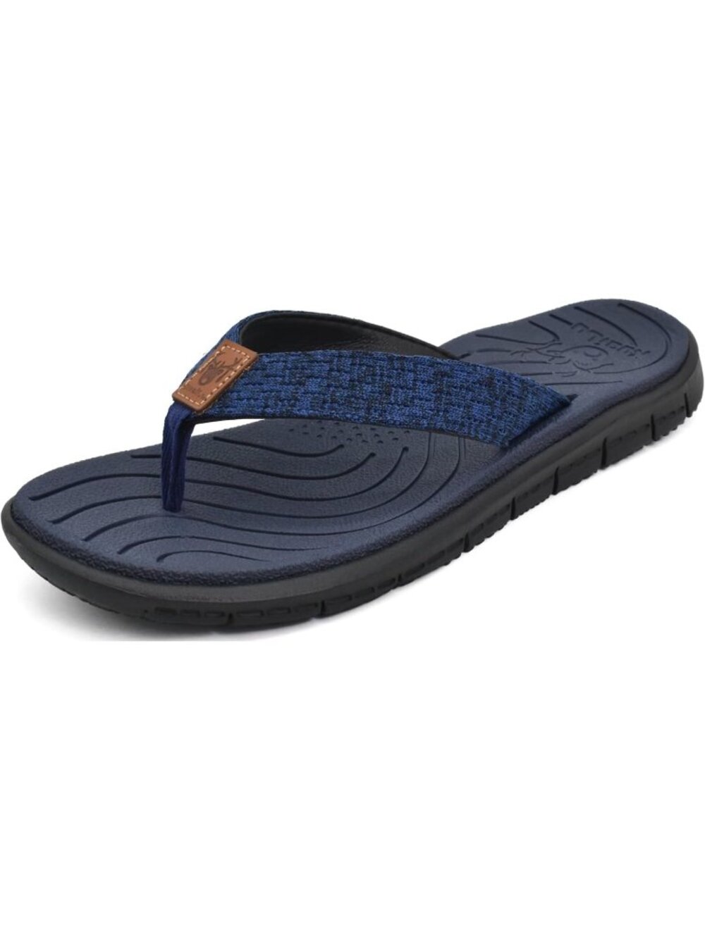 Women's Blue Comfortable Arch Support Yoga Mat Summer Beach Walking Flat Sandals